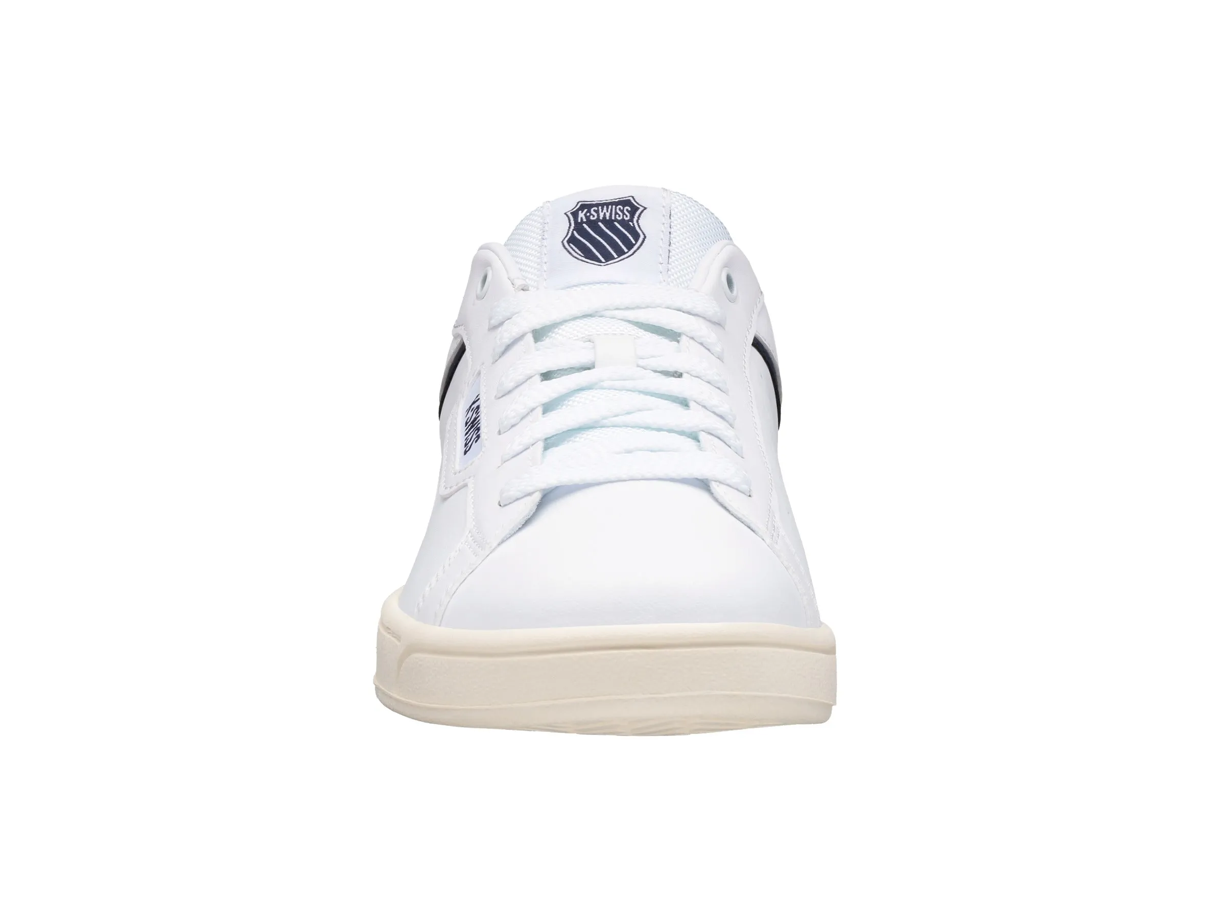 06347-159-M | MENS CLEAN COURT II CMF | WHITE/NAVY/ANTIQUE WHITE