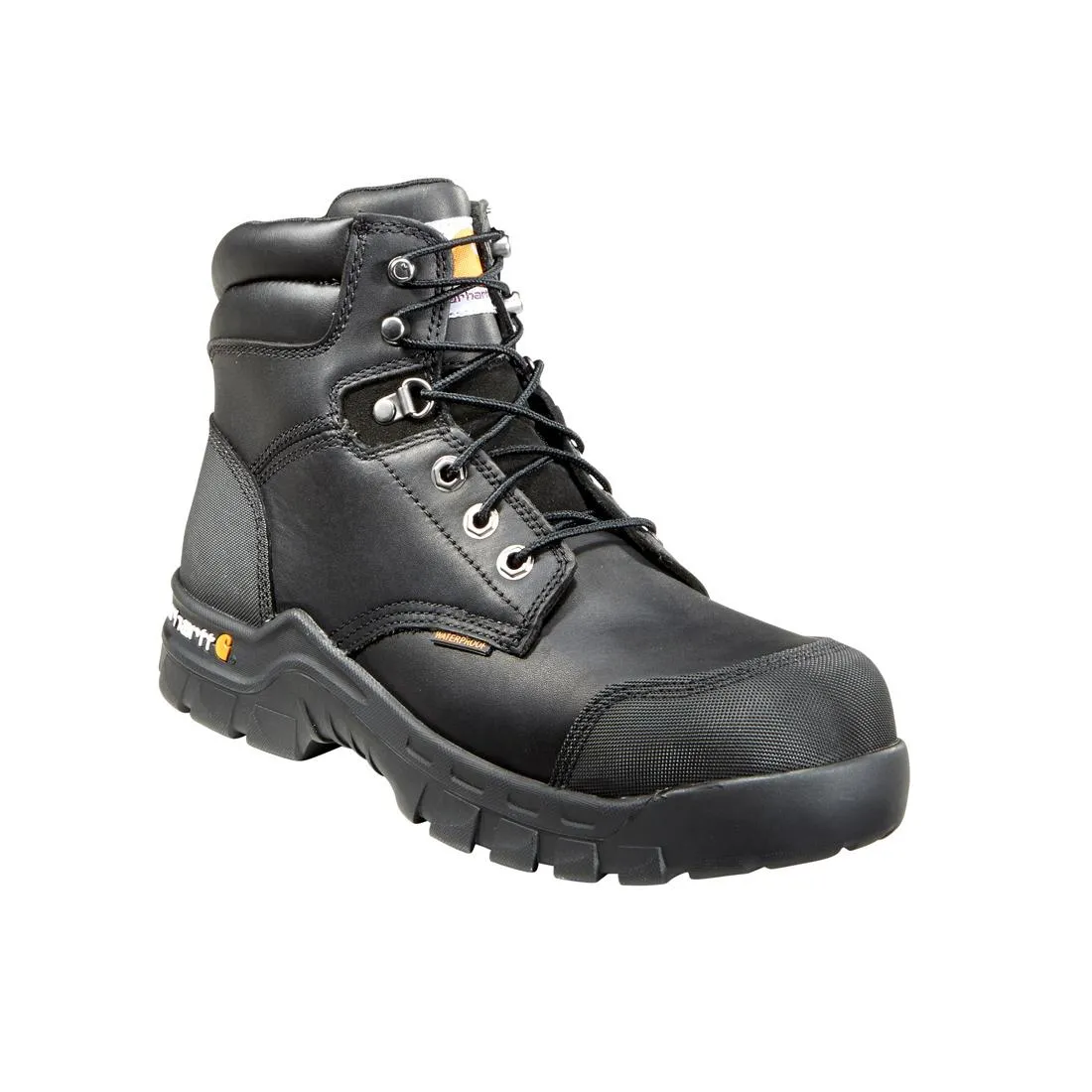 6" Rugged Flex Waterproof PR Composite Toe Work Boot Black