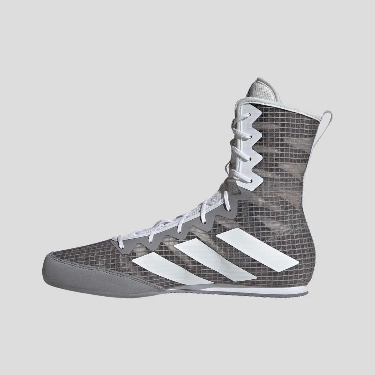 Adidas Box Hog 4 Boxing Boots Grey/White