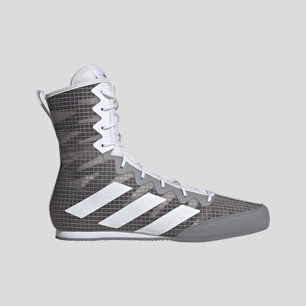 Adidas Box Hog 4 Boxing Boots Grey/White