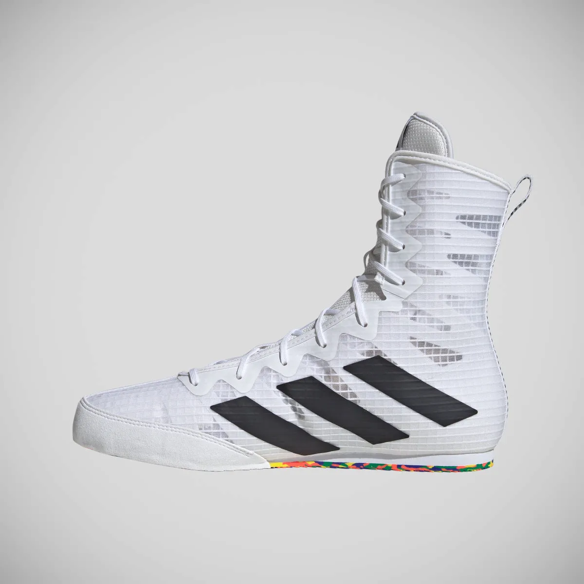 Adidas Box Hog 4 Boxing Boots White