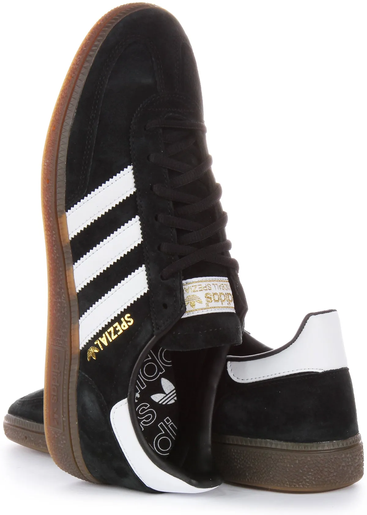 Adidas Handball Spezia In Black White For Men