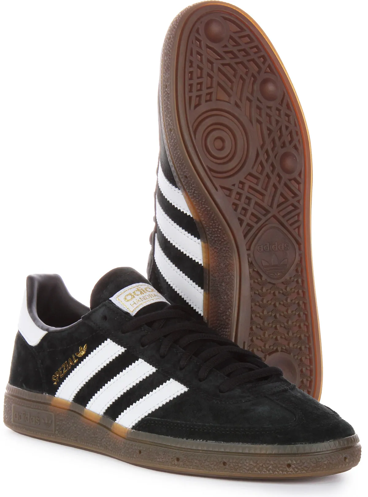 Adidas Handball Spezia In Black White For Men