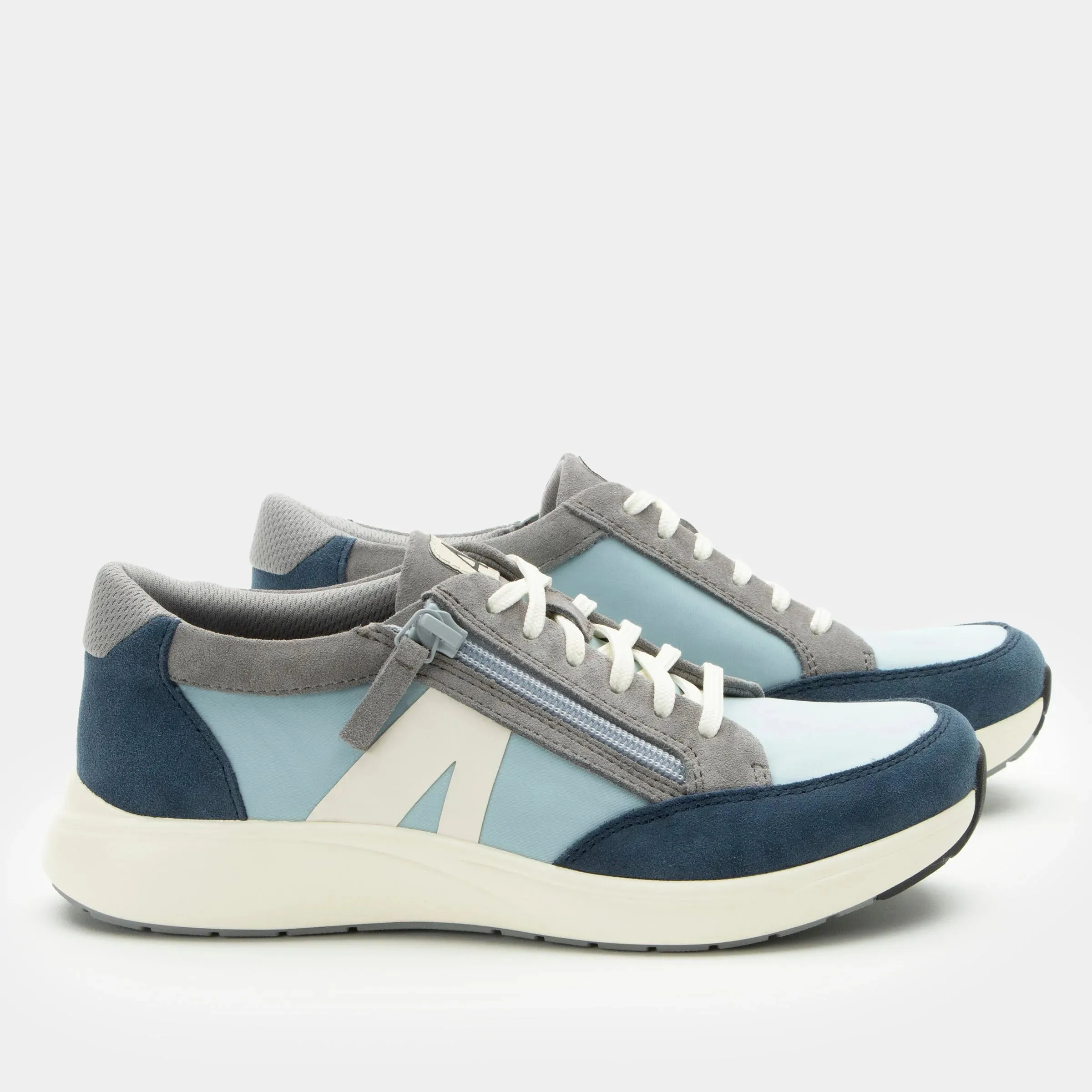 Alegria Women's Eazeer Sneaker in Tempest Blue