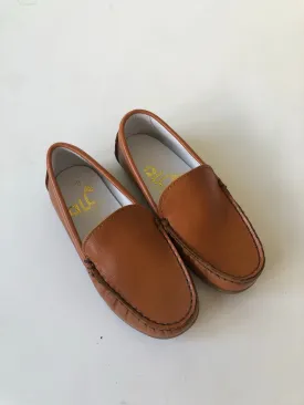 ALL Mohave brown leather driver moccasin.