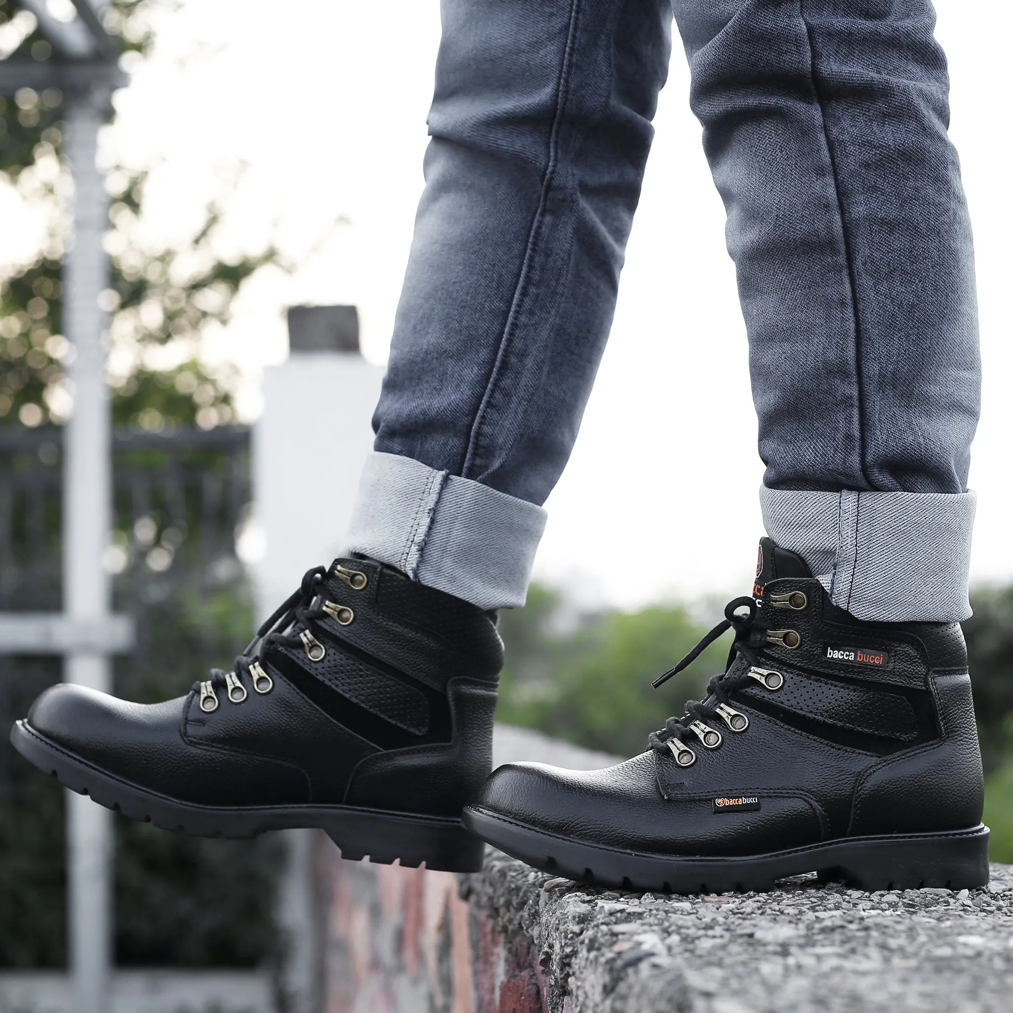 Bacca Bucci Steel Toe Boots