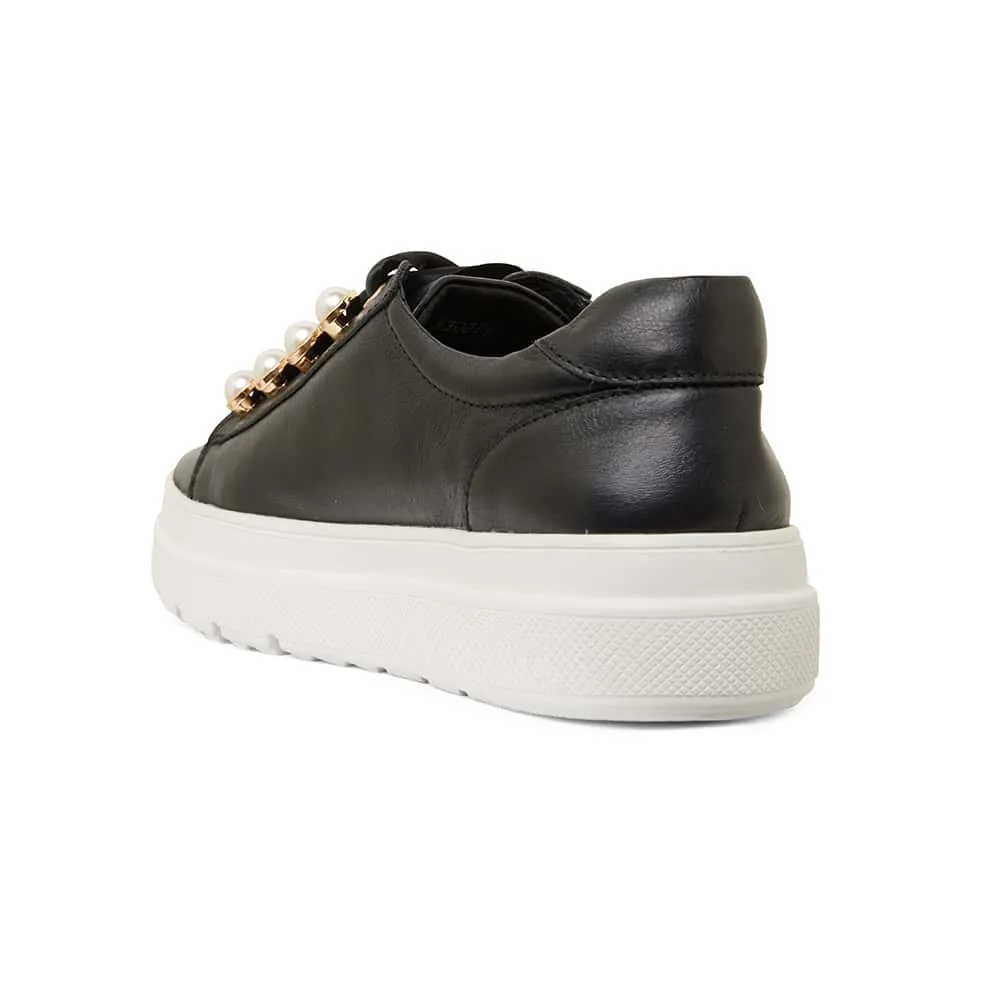 Bant Sneaker in Black Leather