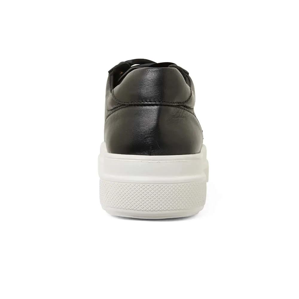 Bant Sneaker in Black Leather