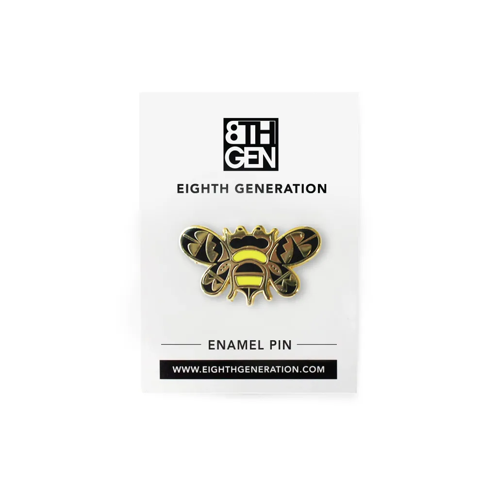 Bee Supportive Enamel Pin