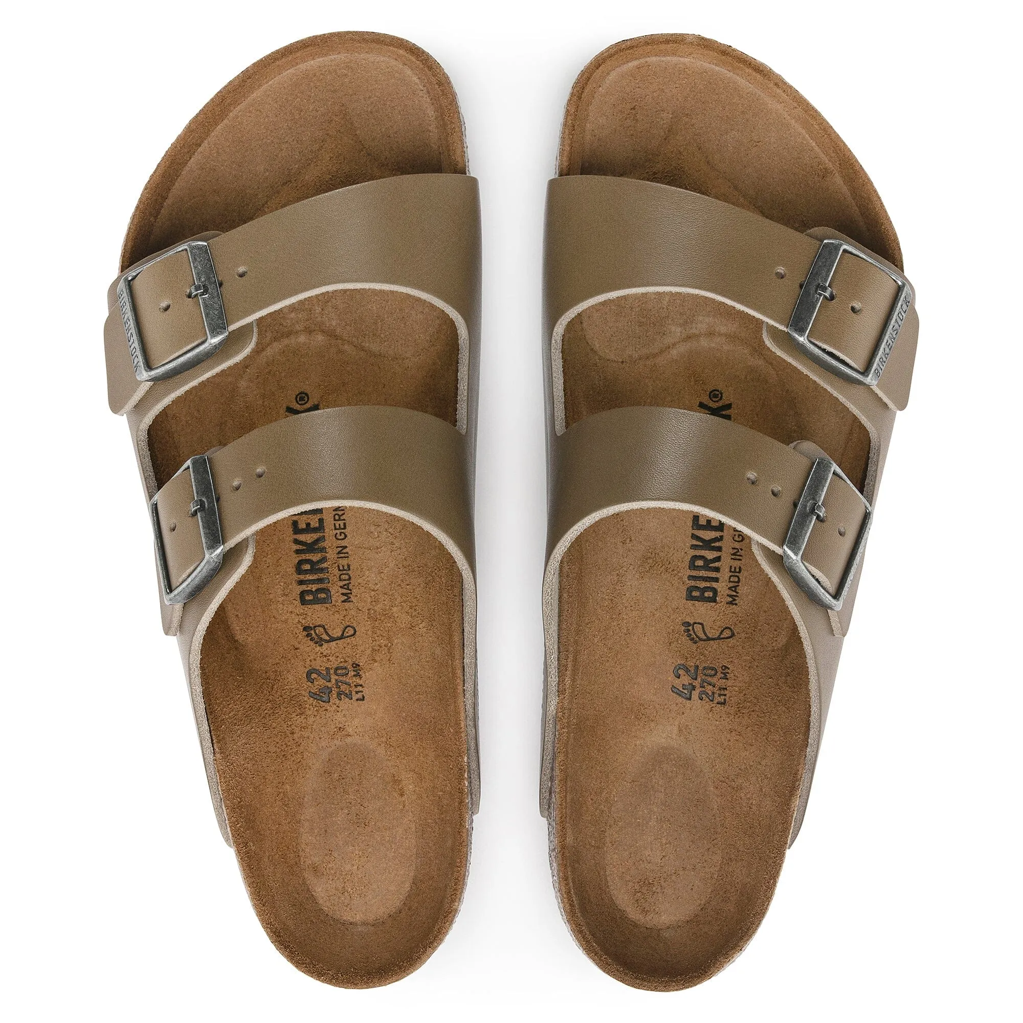 BIRKENSTOCK ARIZONA NATURAL LEATHER