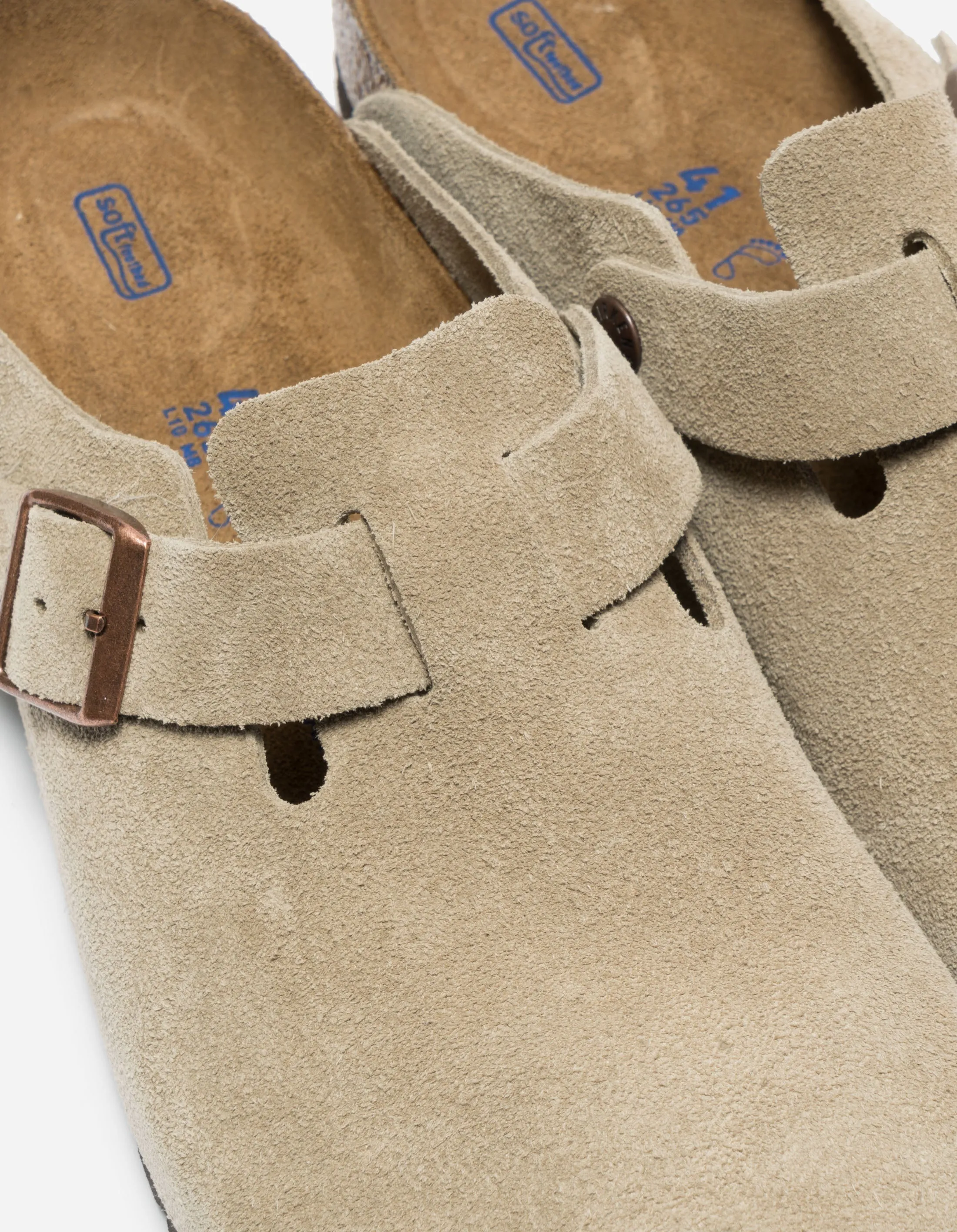 Birkenstock Boston SFB Suede Taupe