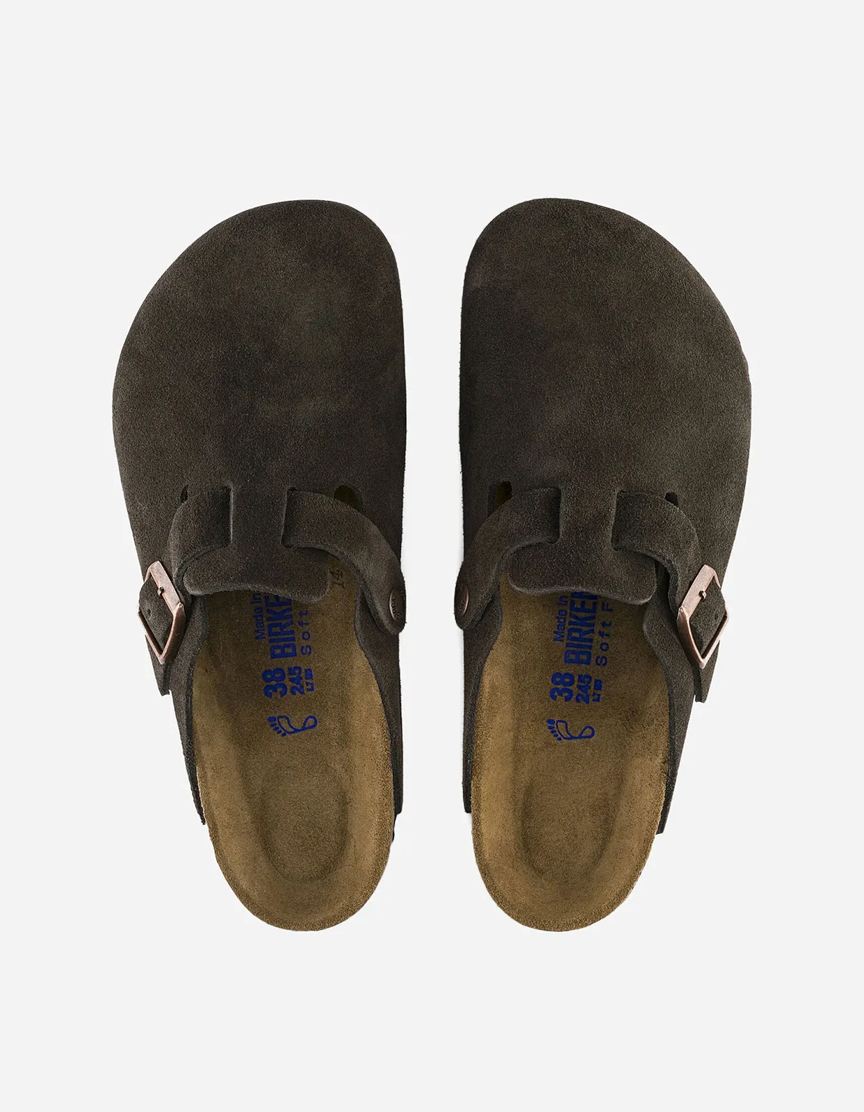 Birkenstock Boston SFB Suede VL Mocha