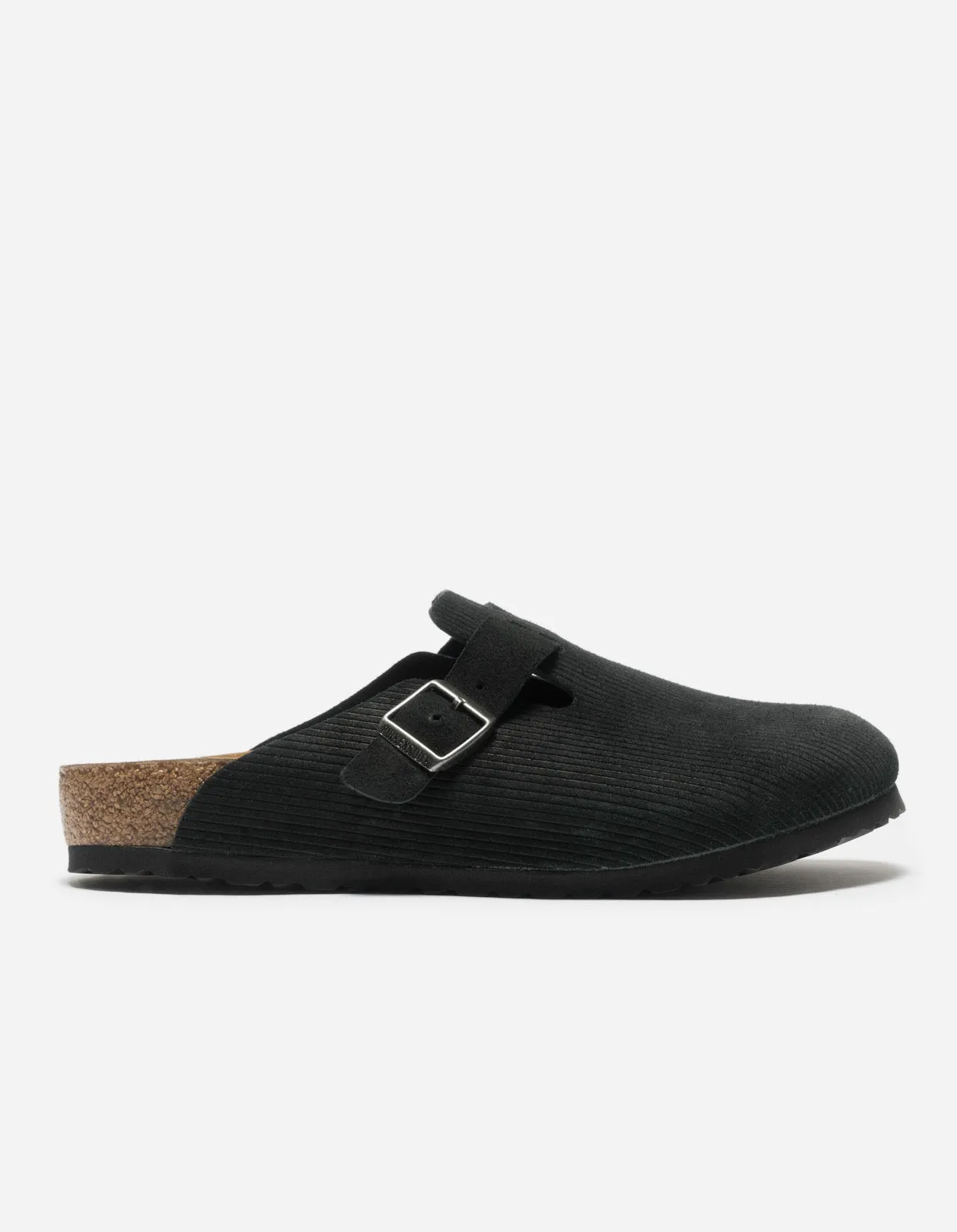 Birkenstock Boston Suede Embossed Black