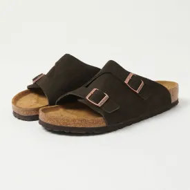 Birkenstock Zürich Suede Leather Sandal - Mocha