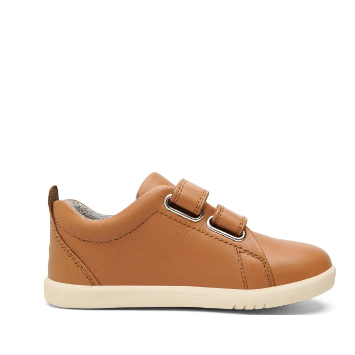 Bobux Iwalk Grass Court Caramel Leather Trainer 633755