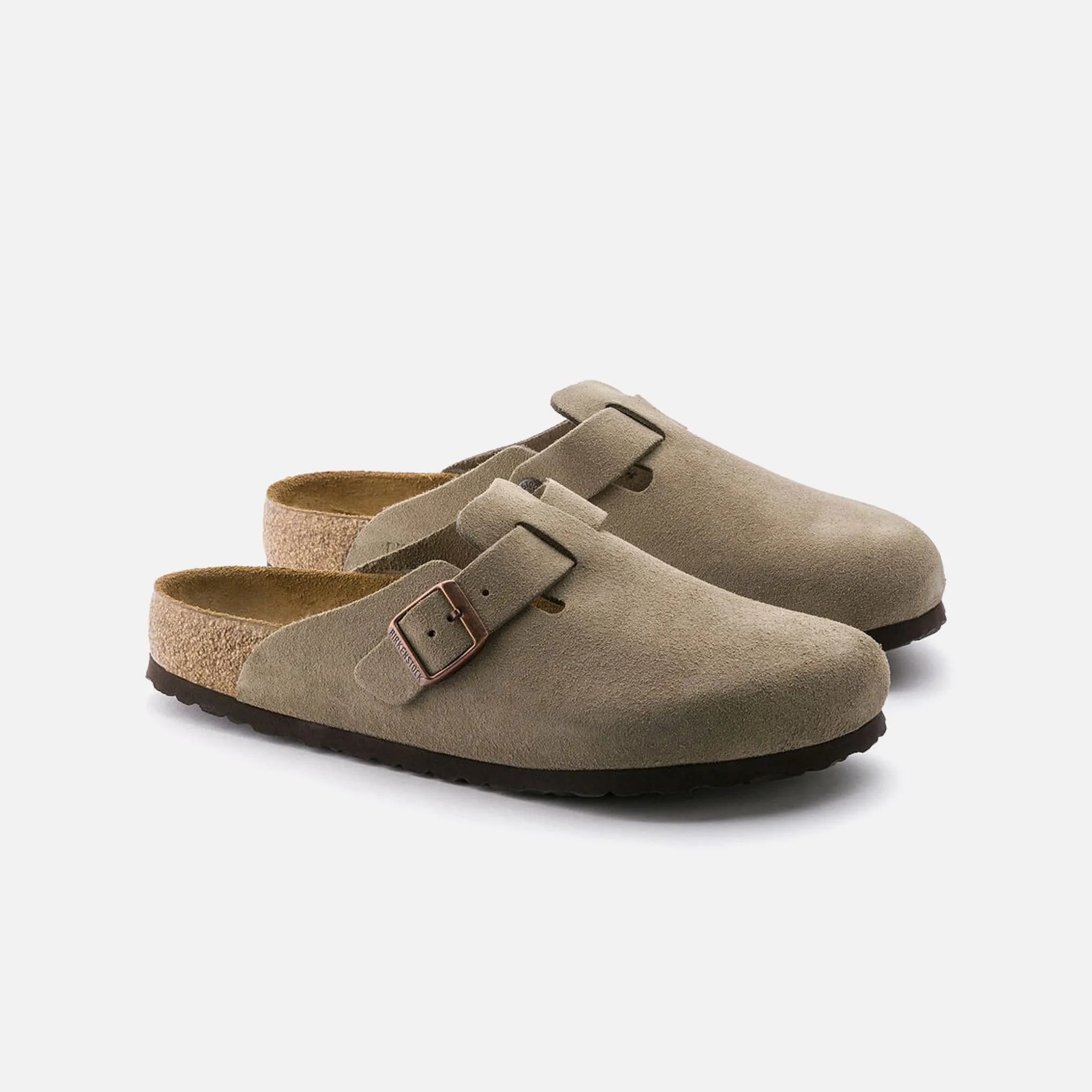 Boston Soft Footbed - Taupe Suede (Regular Fit)