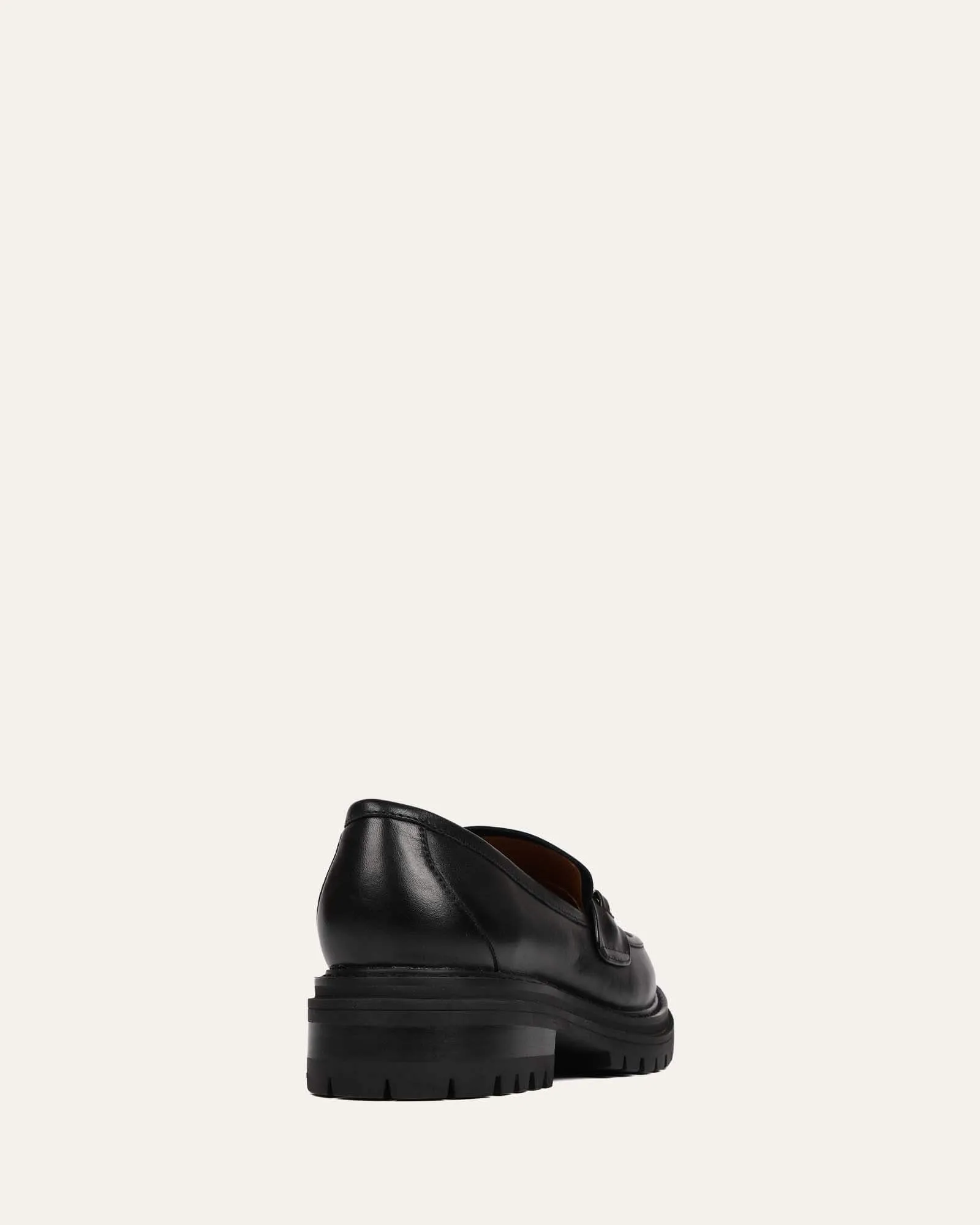 BRIXTON LOAFERS BLACK LEATHER