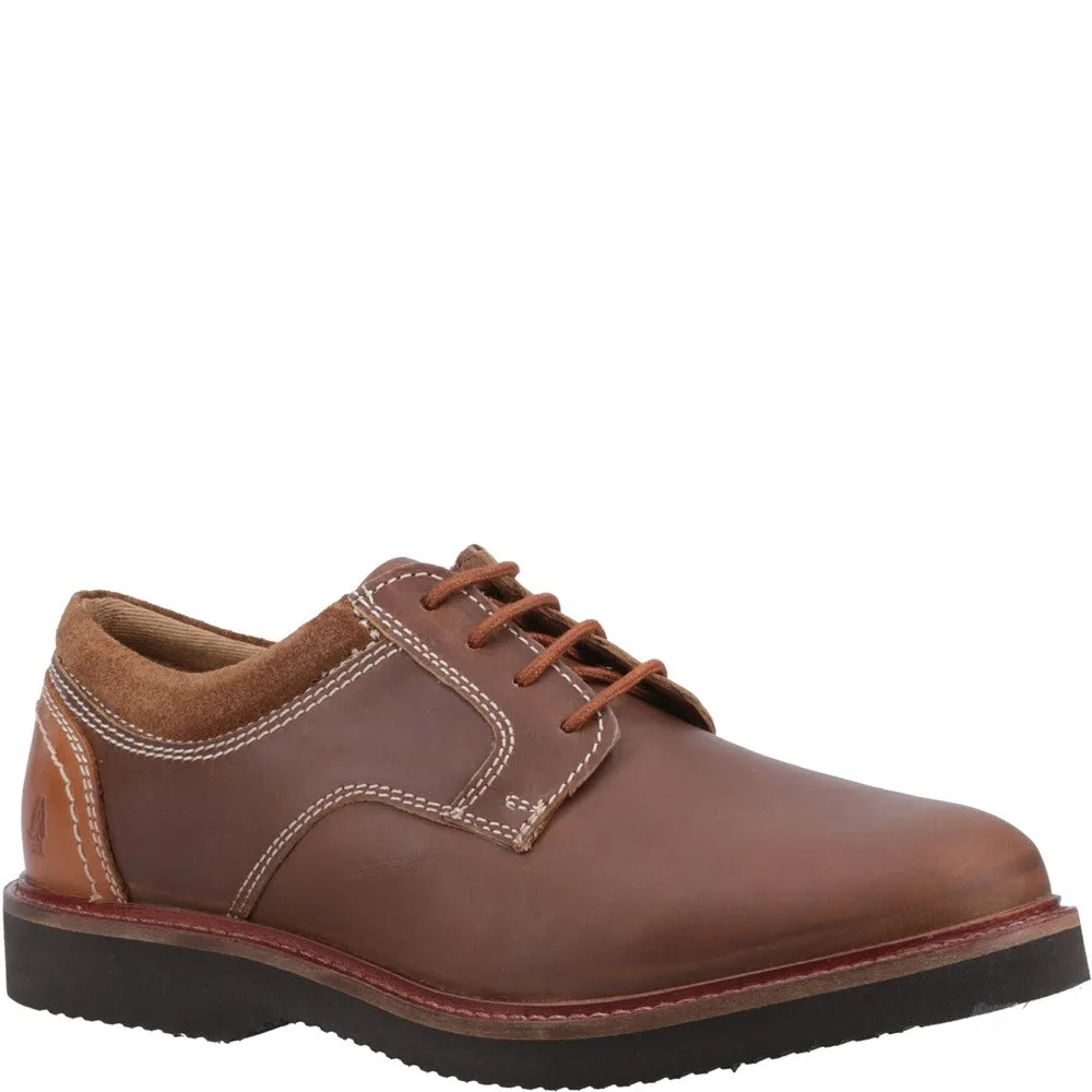 Brown Wheeler Lace-Up Shoes