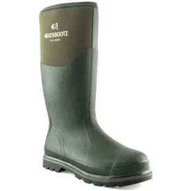 Buckler Buckbootz BBZ5020 green non-safety waterproof wellington boot size 5-13