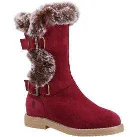 Burgundy Mini Megan Boots