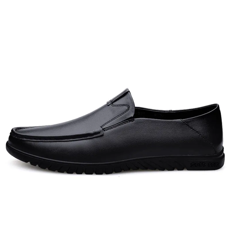 Business Leather Shoes Slip On Loafers Drive Walking Shoes | B2102