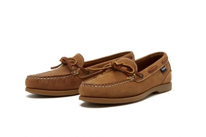 Chatham Olivia G2 - Walnut - Seahorse Slip-On Deck Shoes