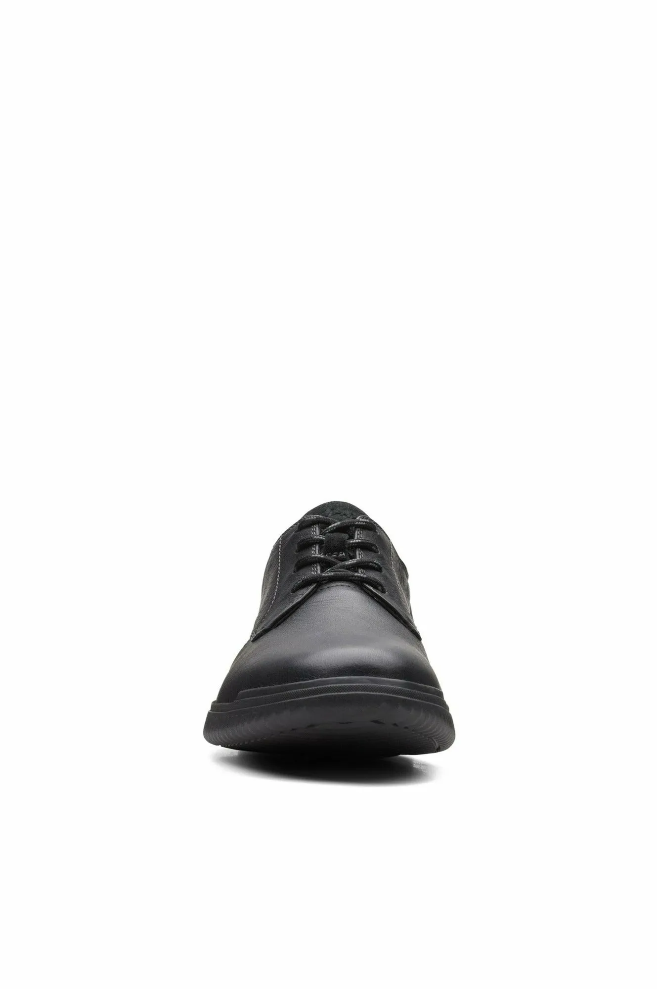 Clarks Donaway Plain in Black Leather