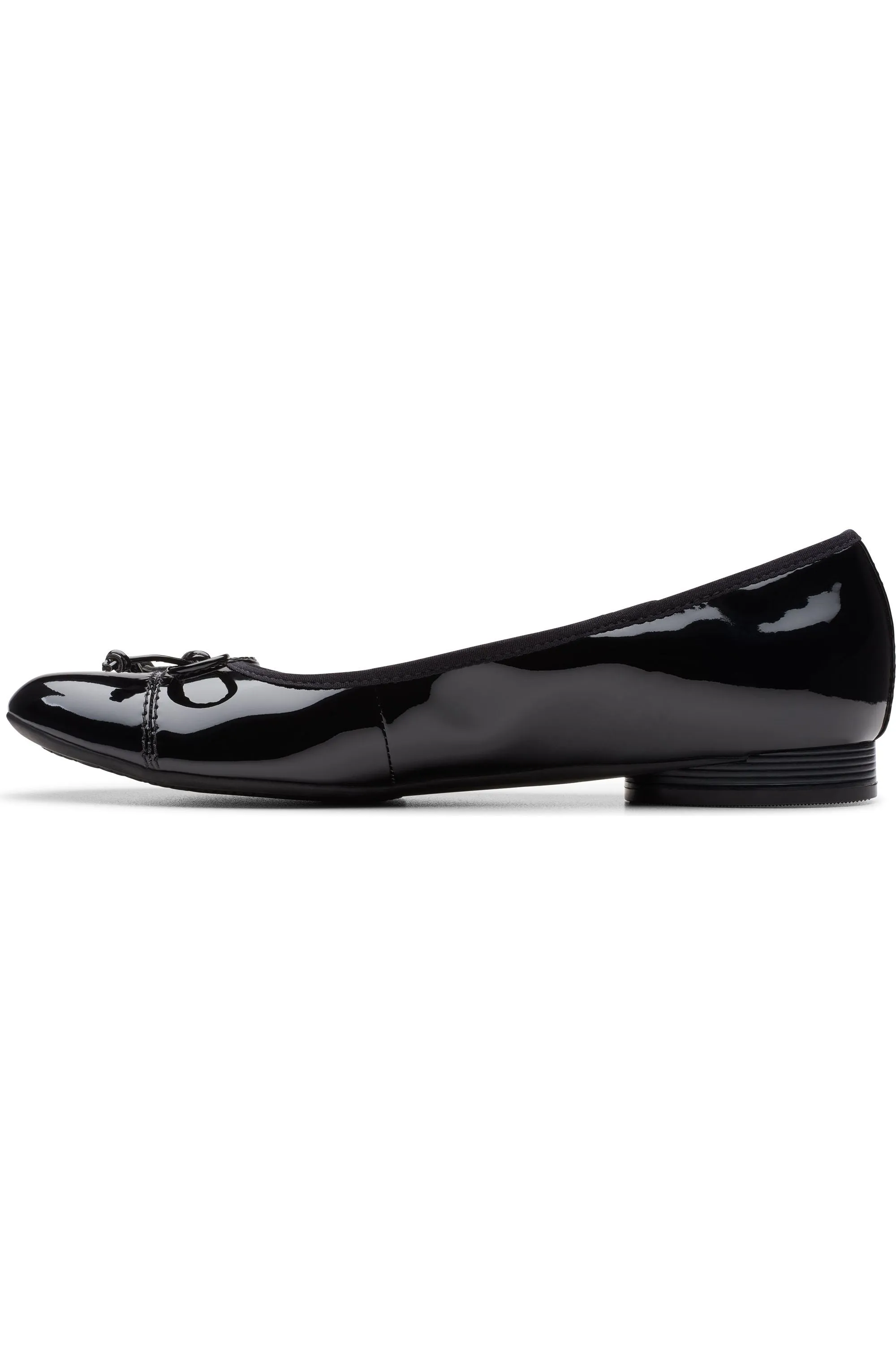 Clarks Loreleigh Rae in black patent