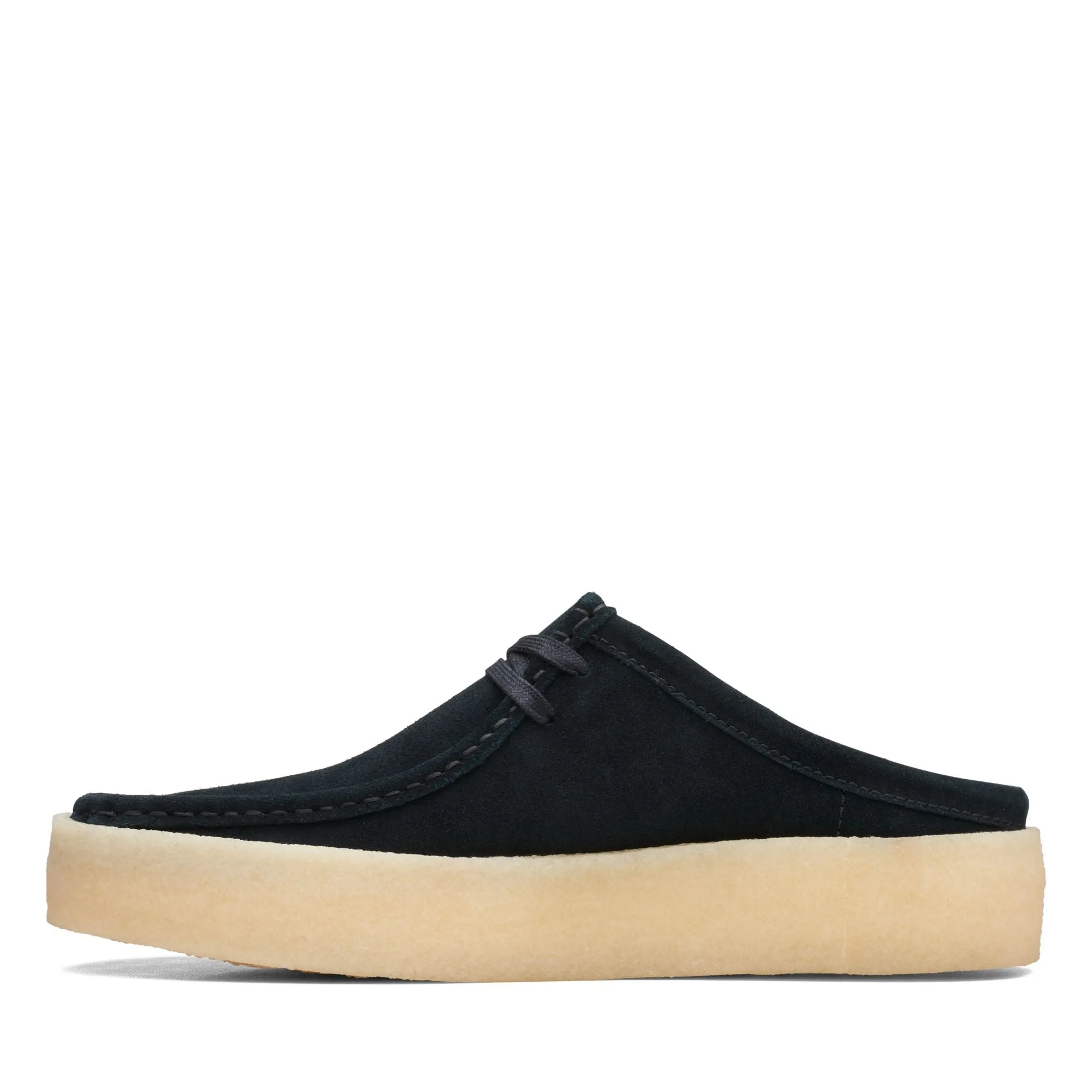 Clarks Men's Wallabee Cup Lo Black Warmlined Suede 26169189