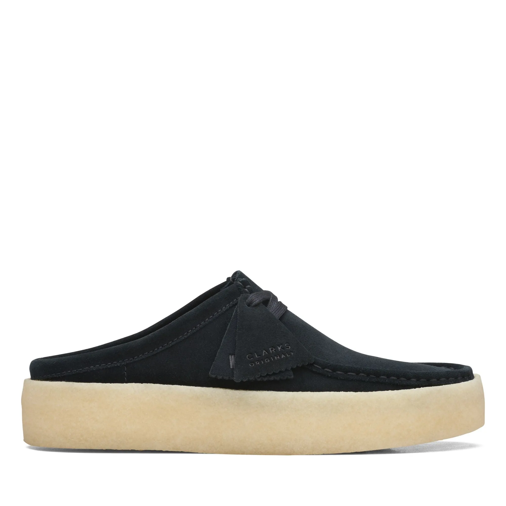 Clarks Men's Wallabee Cup Lo Black Warmlined Suede 26169189