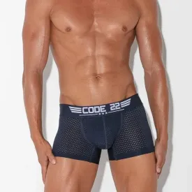 Code 22 Army boxer 1972 mesh navy