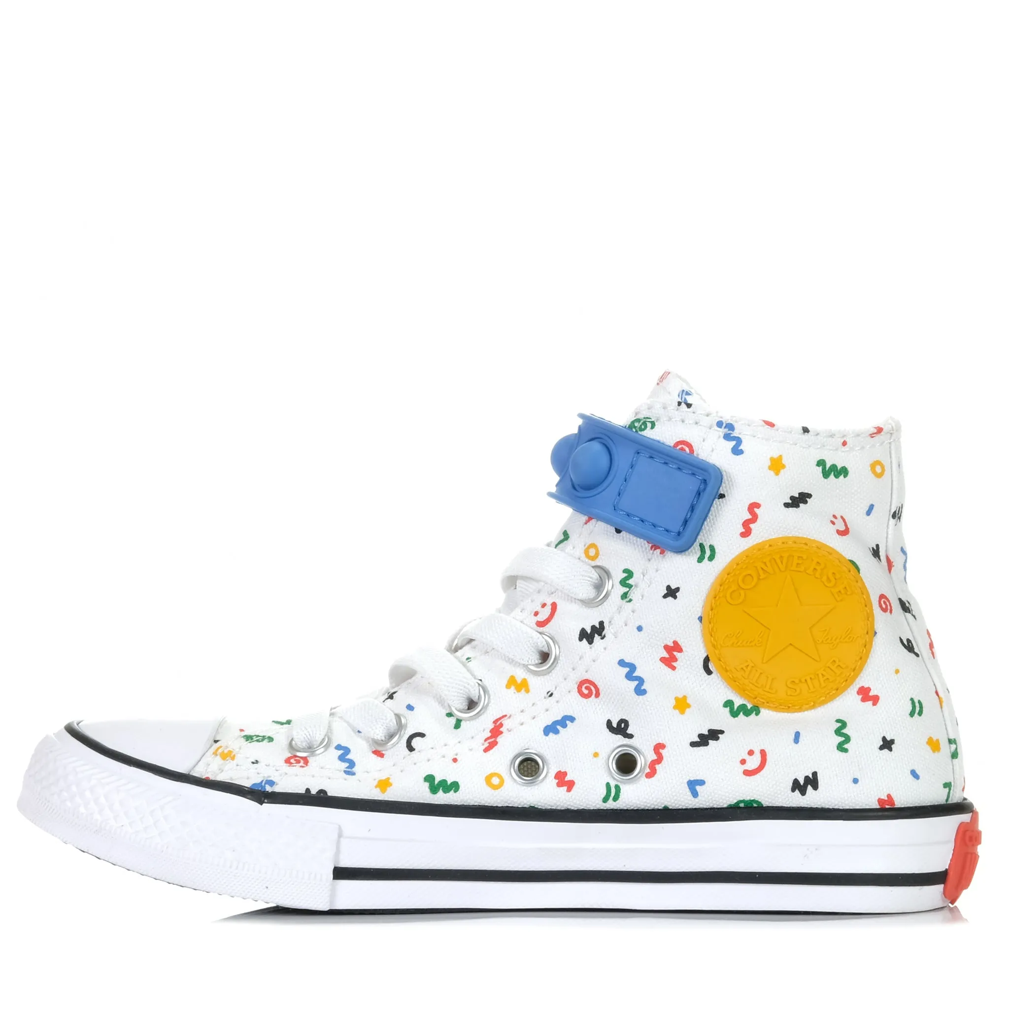 Converse Chuck Taylor Kids 1v Polka-Doodle Hi White