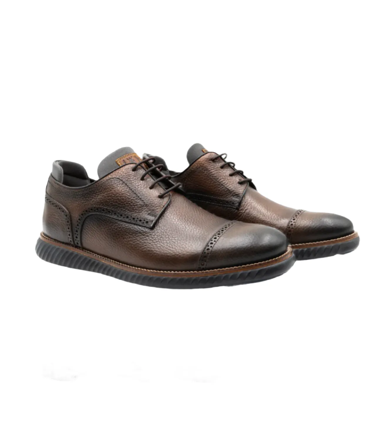 Countryaire Cap Toe Shoe Black Oak