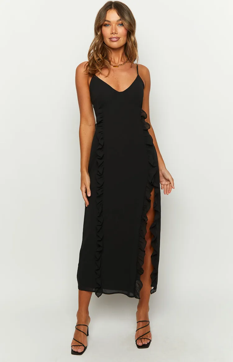 Dream On Black Maxi Dress