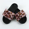 Fashion trend plush faux fur breathable luxury high quality fur slides slippers women