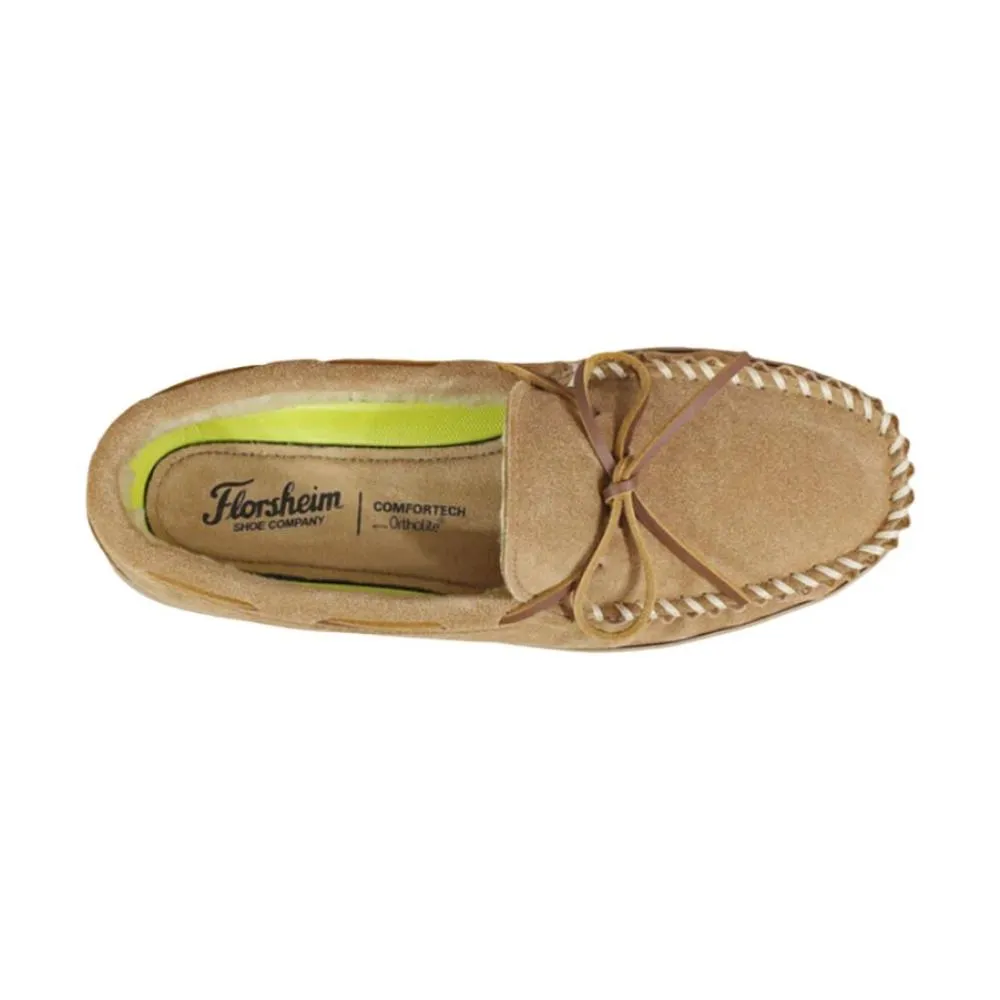 Florsheim Men's Cozzy Tie Slipper Sand