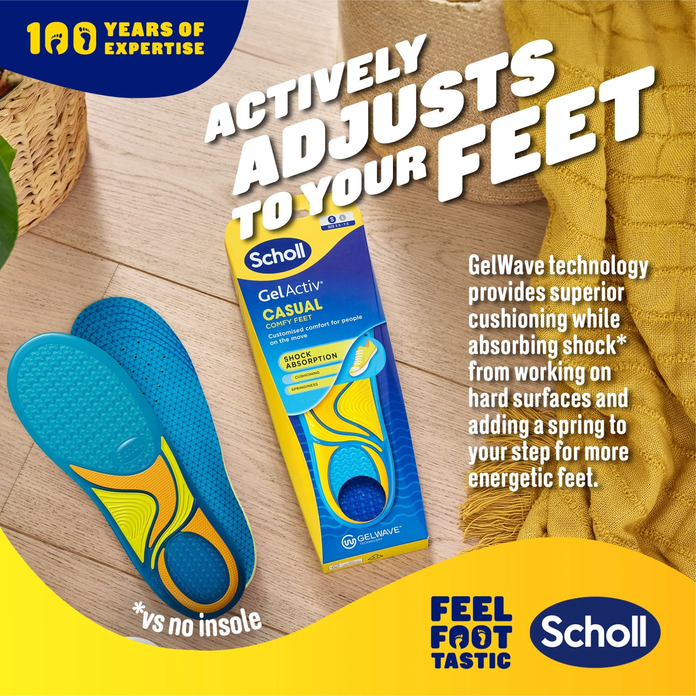 GelActiv™ Casual Insoles Small