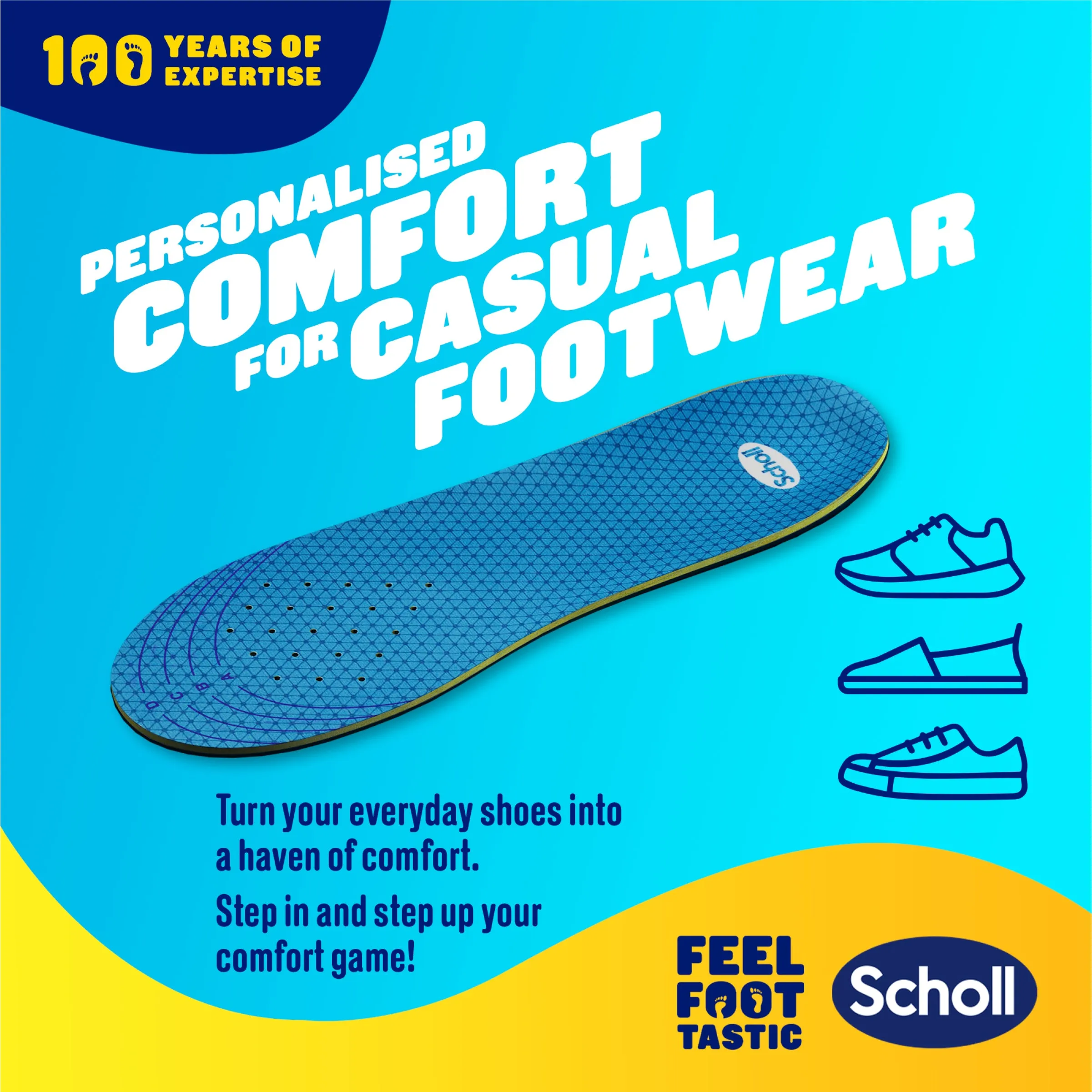 GelActiv™ Casual Insoles Small