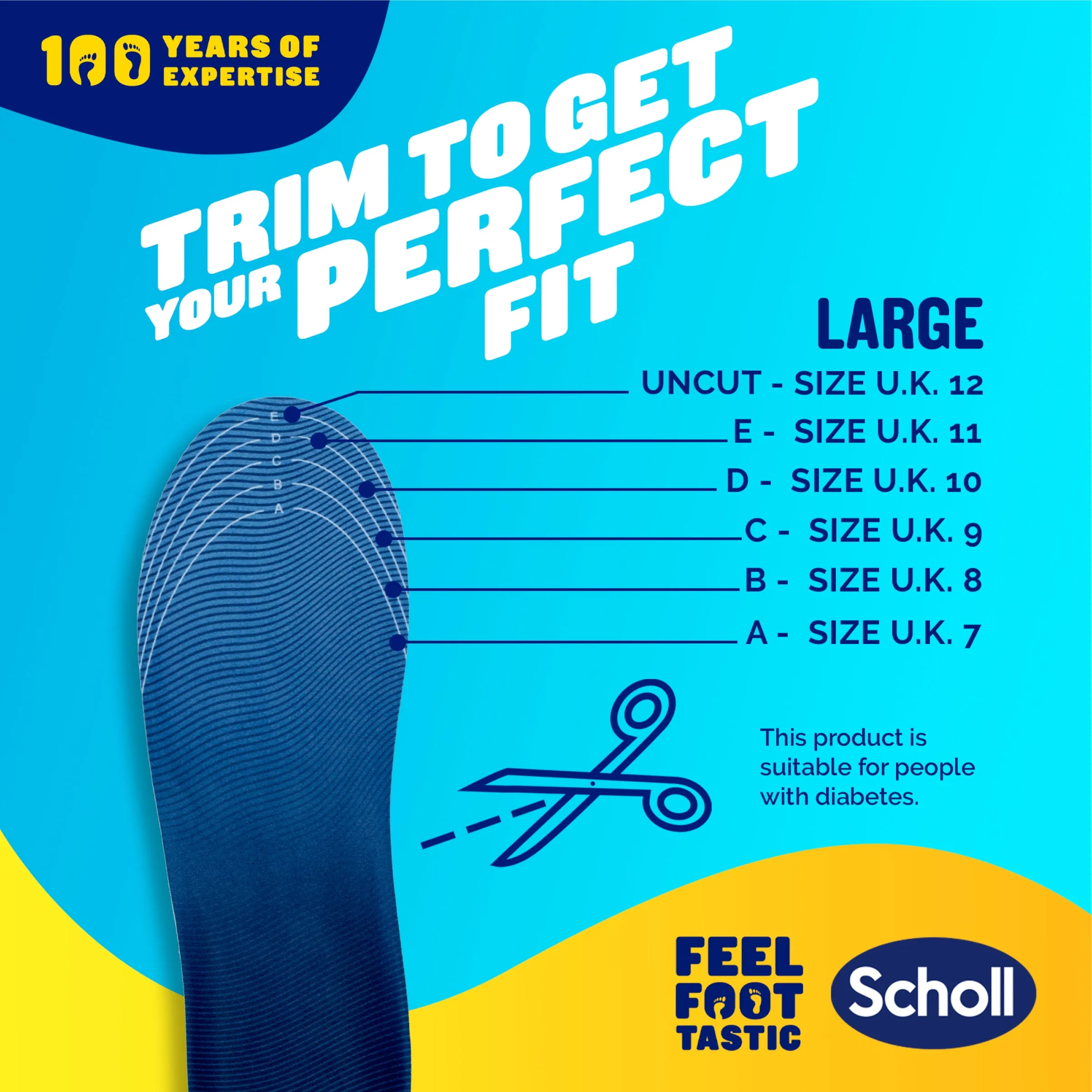 GelActiv™ Trainer Insoles Large