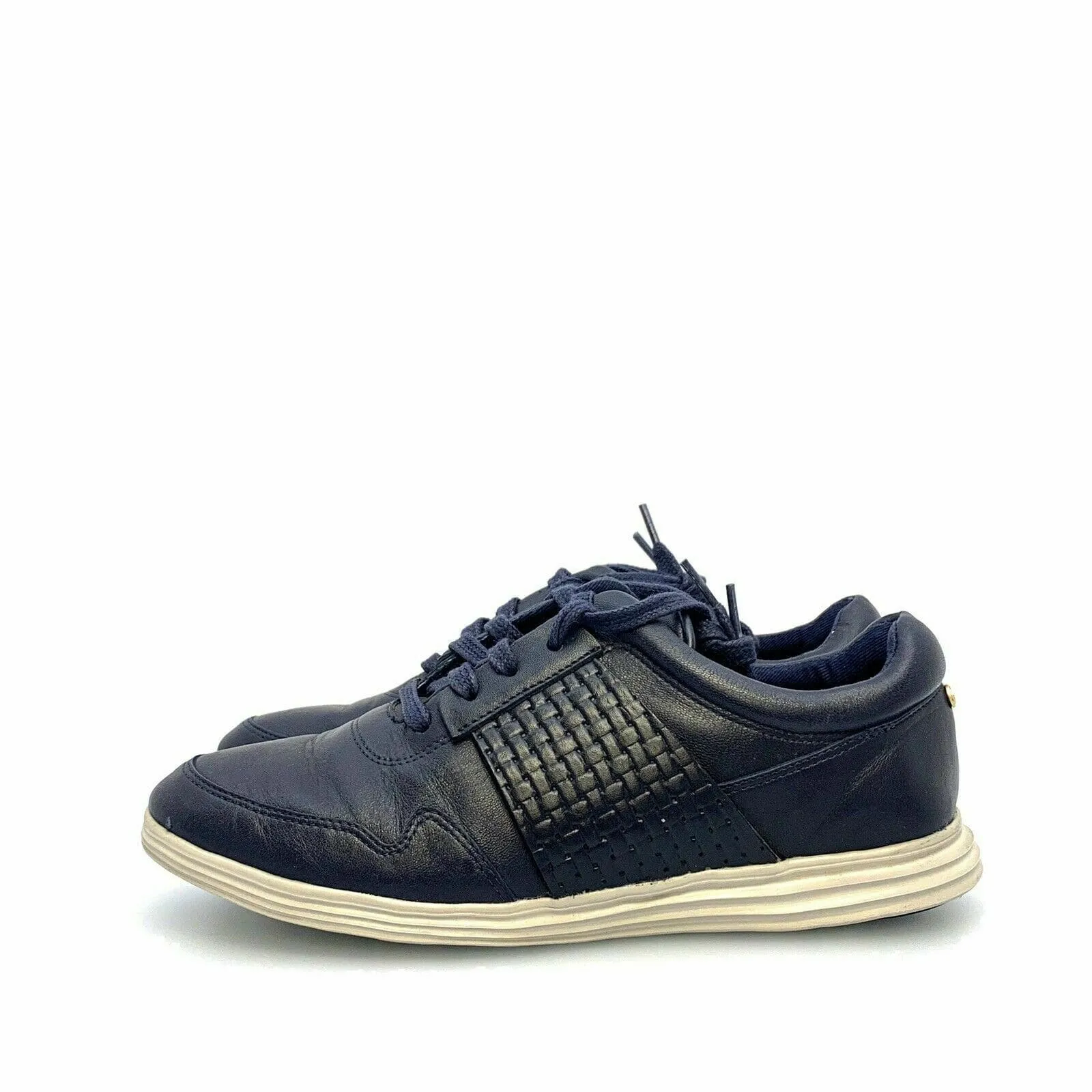 Glamorous Cole Haan Womens Zero Grand.OS Lace Up Sneakers Leather Shoes - Size 5B, Dark Blue