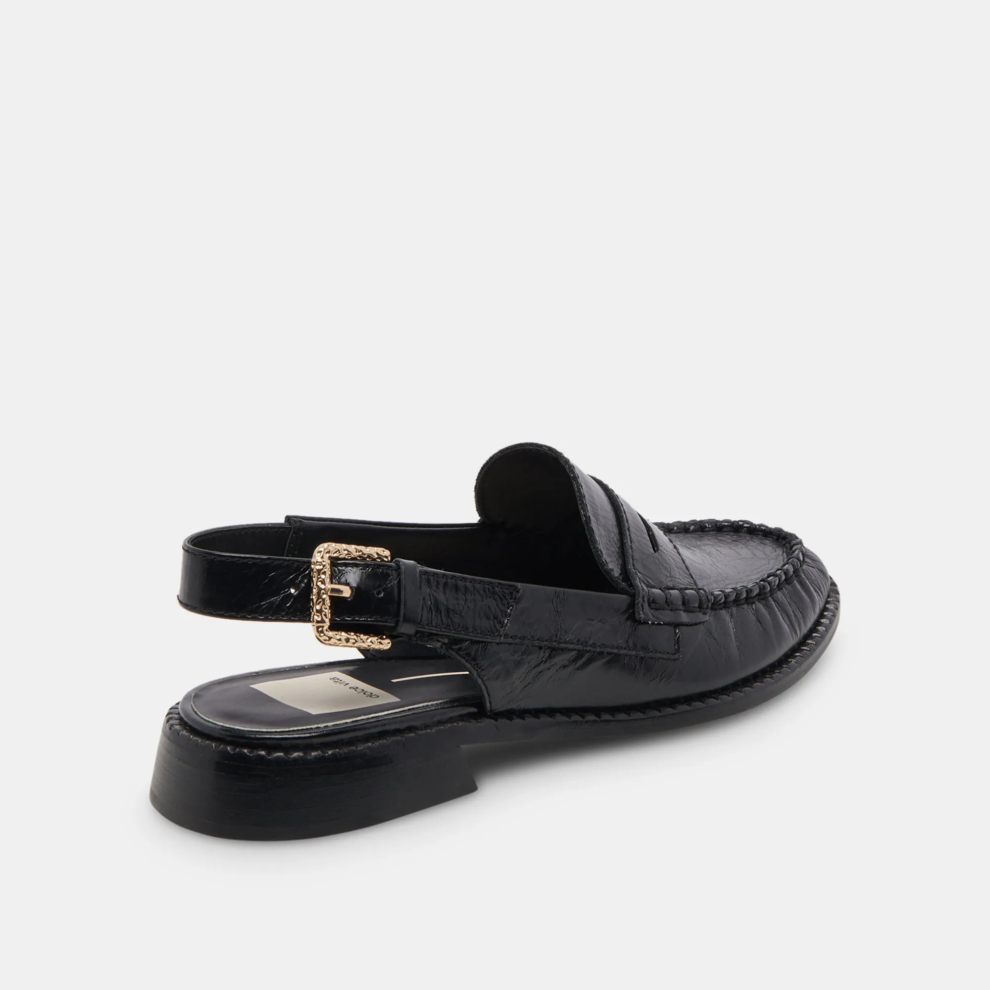 HARDI WIDE LOAFERS MIDNIGHT CRINKLE PATENT