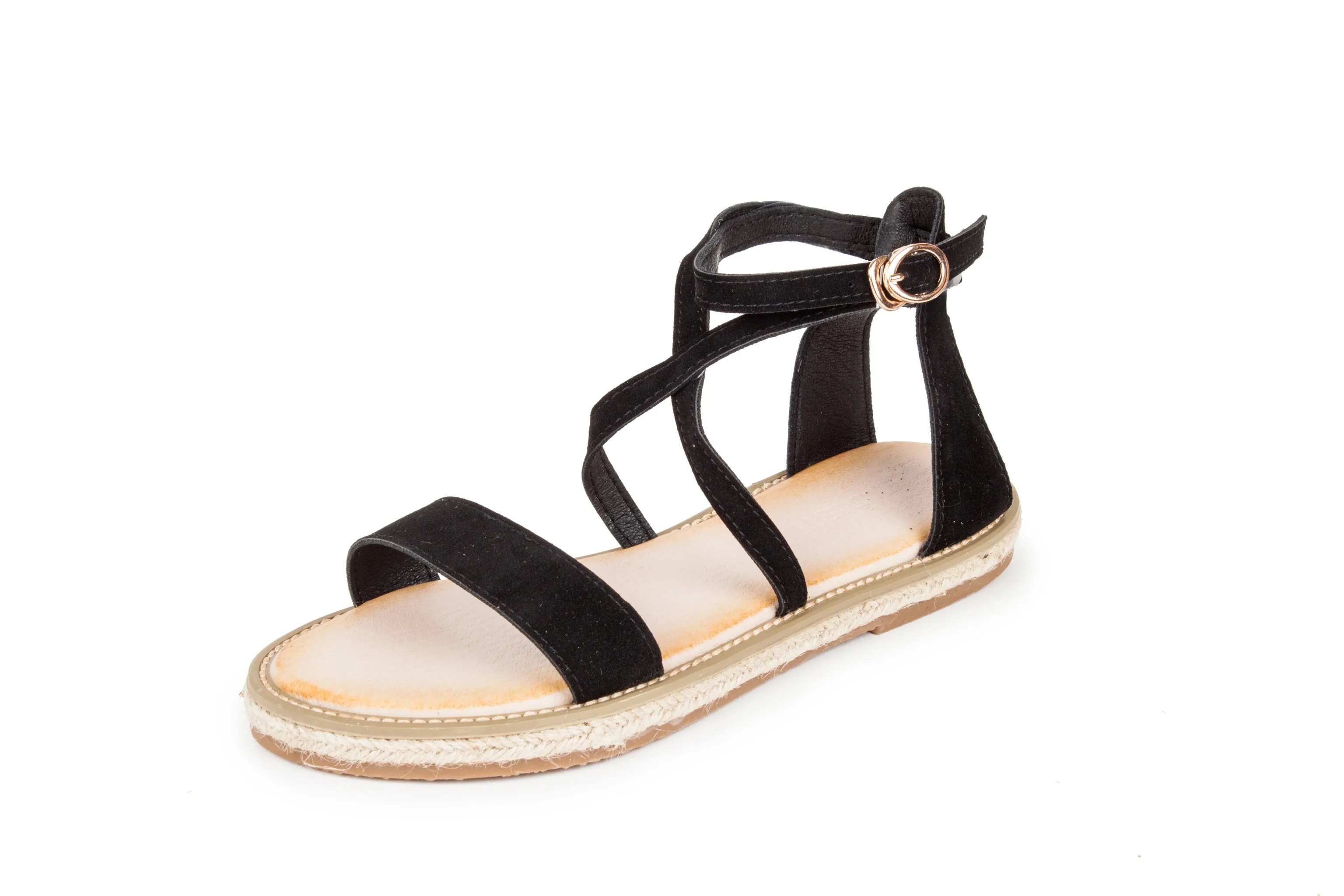 Haute Edition Women's Cross Strap Rome Sandals