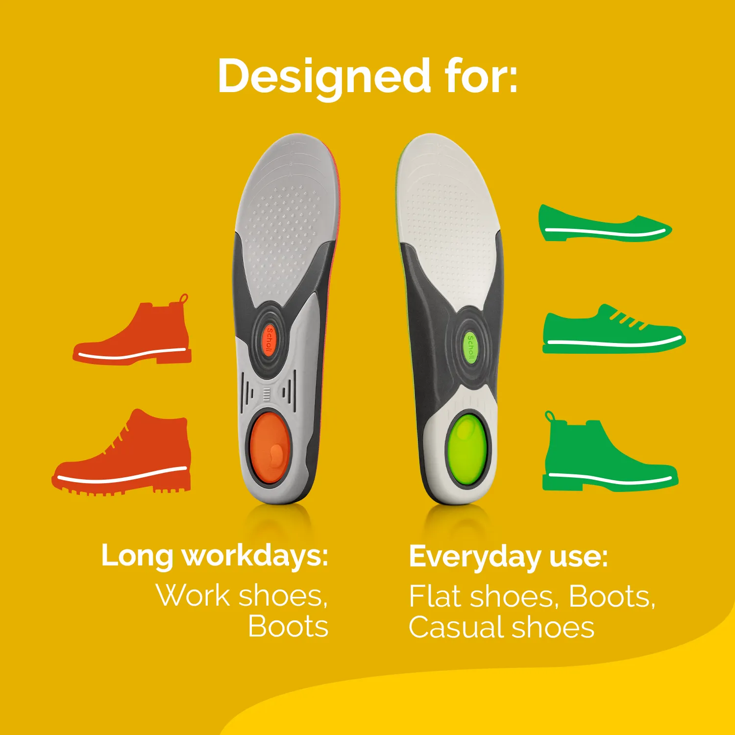 LiquiFlex™ Everyday Insoles Small