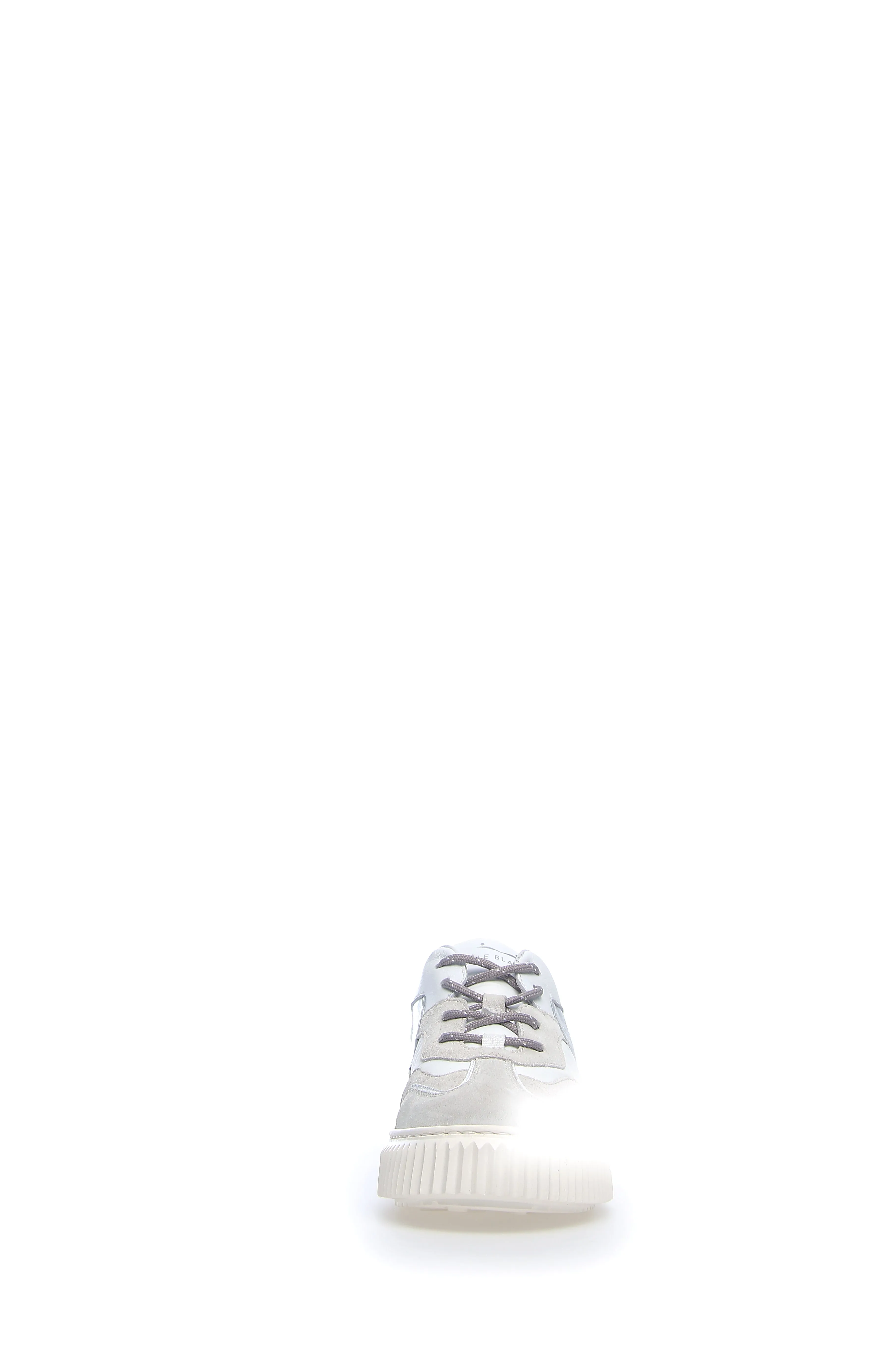 Malvina White Silver Chunky Sneakers