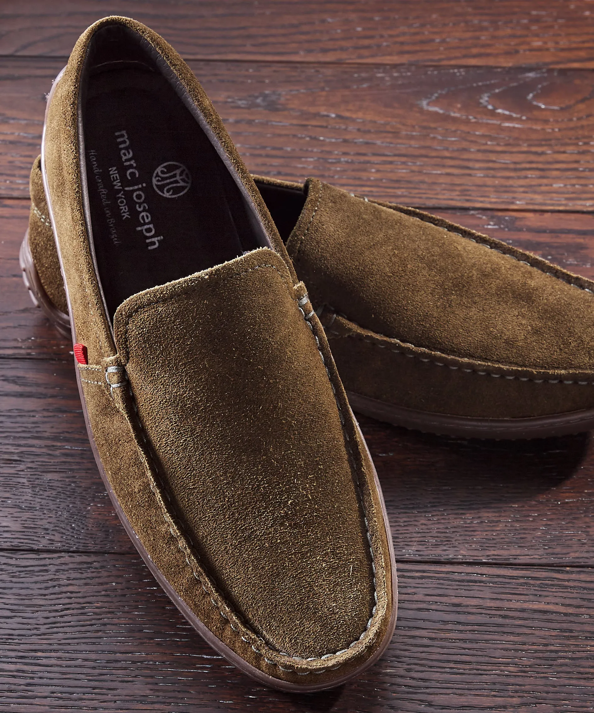 Marc Joseph Pilot Suede Driver Slip-On