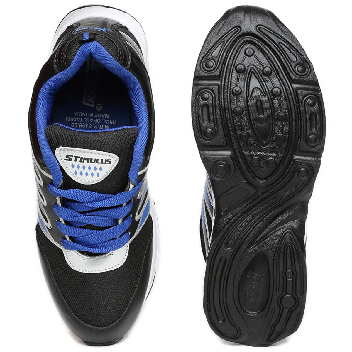 Men's Black & Blue Stimulus Sports Shoes