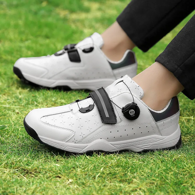 Men's Golf Shoes Comfortable Quick Lacing Outdoor Sneakers | F9965