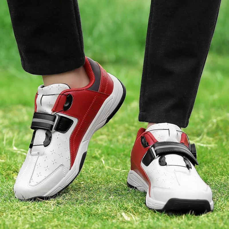 Men's Golf Shoes Comfortable Quick Lacing Outdoor Sneakers | F9965