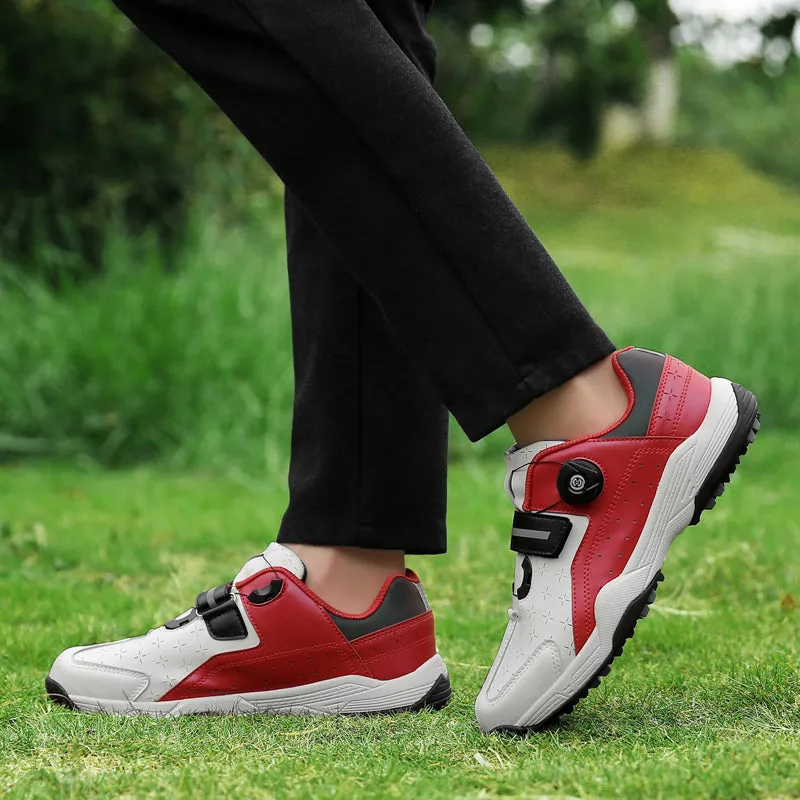 Men's Golf Shoes Comfortable Quick Lacing Outdoor Sneakers | F9965