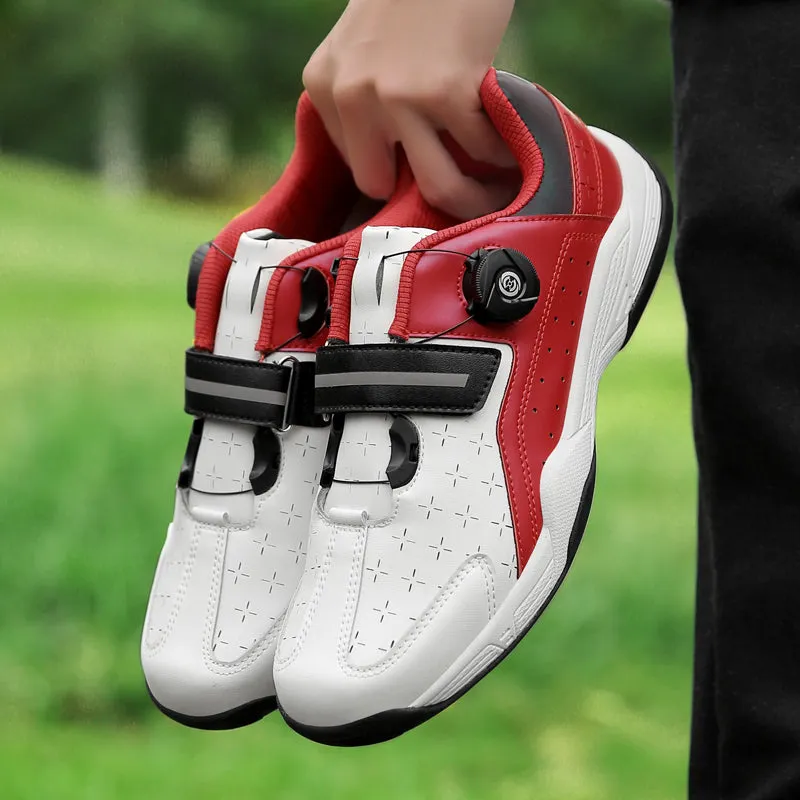 Men's Golf Shoes Comfortable Quick Lacing Outdoor Sneakers | F9965